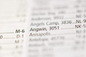 Angwin population