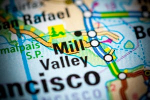 Mill Valley CA map