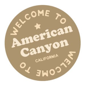 Welcome to American Canyon plaque
